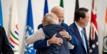 President Joe Biden greets India’s Prime Minister Narendra Modi at a G7 Summit session on Food, Health, Development and Gender with G7 leaders and invited countries and partners, Saturday, May 20, 2023, at the Grand Prince Hotel in Hiroshima, Japan. Source: Adam Schultz/https://bit.ly/47mHFE5