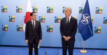 NATO Secretary General Jens Stoltenberg and Prime Minister Fumio Kishida of Japan. Source: NATO/https://bit.ly/3QoBlpC