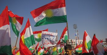 Kurdistan Referendum and Independence Rally at Franso Hariri Stadium in Erbil, Kurdistan Region of Iraq. Source: Levi Clancy /https://bit.ly/3sPY1oX