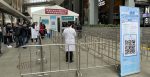 COVID vaccine temporary vaccination site located on Nanjing East Road, Huangpu District, Shanghai. Source: SS Young / https://t.ly/eXS_V