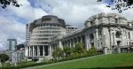 Beehive and Parliament house, Wellington, New Zealand. Source: Peter / https://t.ly/CV42e
