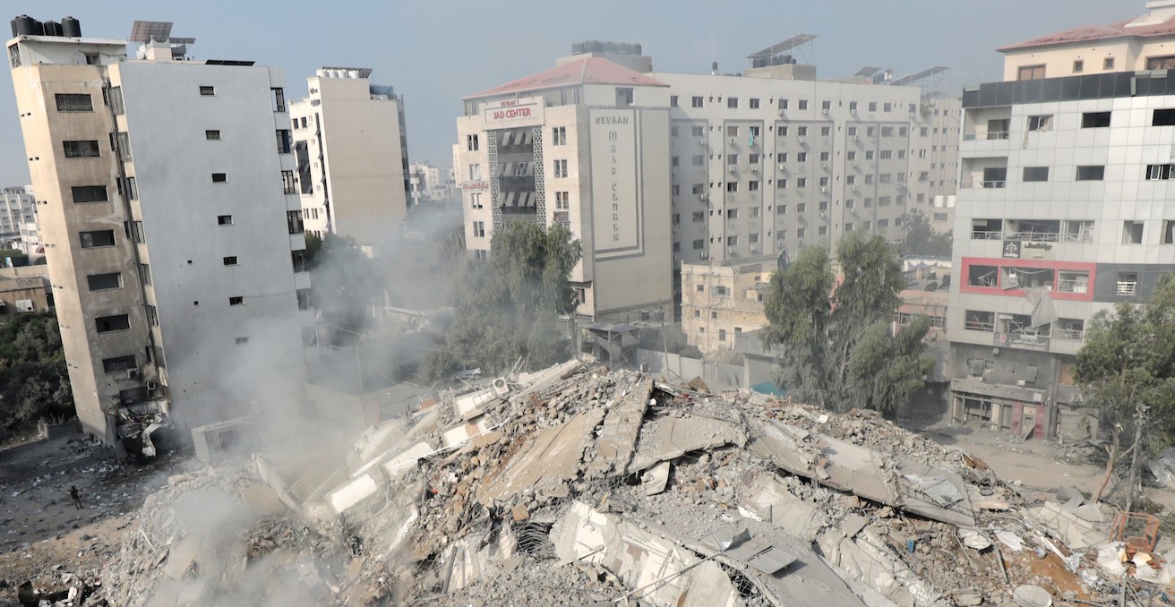 Damage in Gaza Strip during the October 2023. Source: Wikimedia Commons. / https://rb.gy/m2wn0d