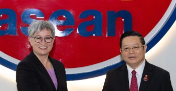 Senator the Honourable Penny Wong, Minister for Foreign Affairs, meets with His Excellency Dr Kao Kim Hourn, Secretary-General of ASEAN, at the ASEAN Secretariat. Source: Department of Foreign Affairs and Trade (DFAT)/Michael Godfrey / https://t.ly/A1eJ5