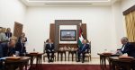 Secretary Antony J. Blinken meets with Palestinian Authority President Mahmoud Abbas in Ramallah, West Bank, January 10, 2024. Source: Official State Department photo by Chuck Kennedy / https://t.ly/dQpkW
