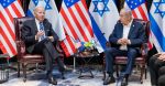 President Joe Biden participates in an expanded bilateral meeting with Prime Minister Benjamin Netanyahu at the Hotel Kempinski in Tel Aviv, Israel, Wednesday, October 18, 2023. Source: Official White House Photo by Cameron Smith / https://t.ly/rp3Ij