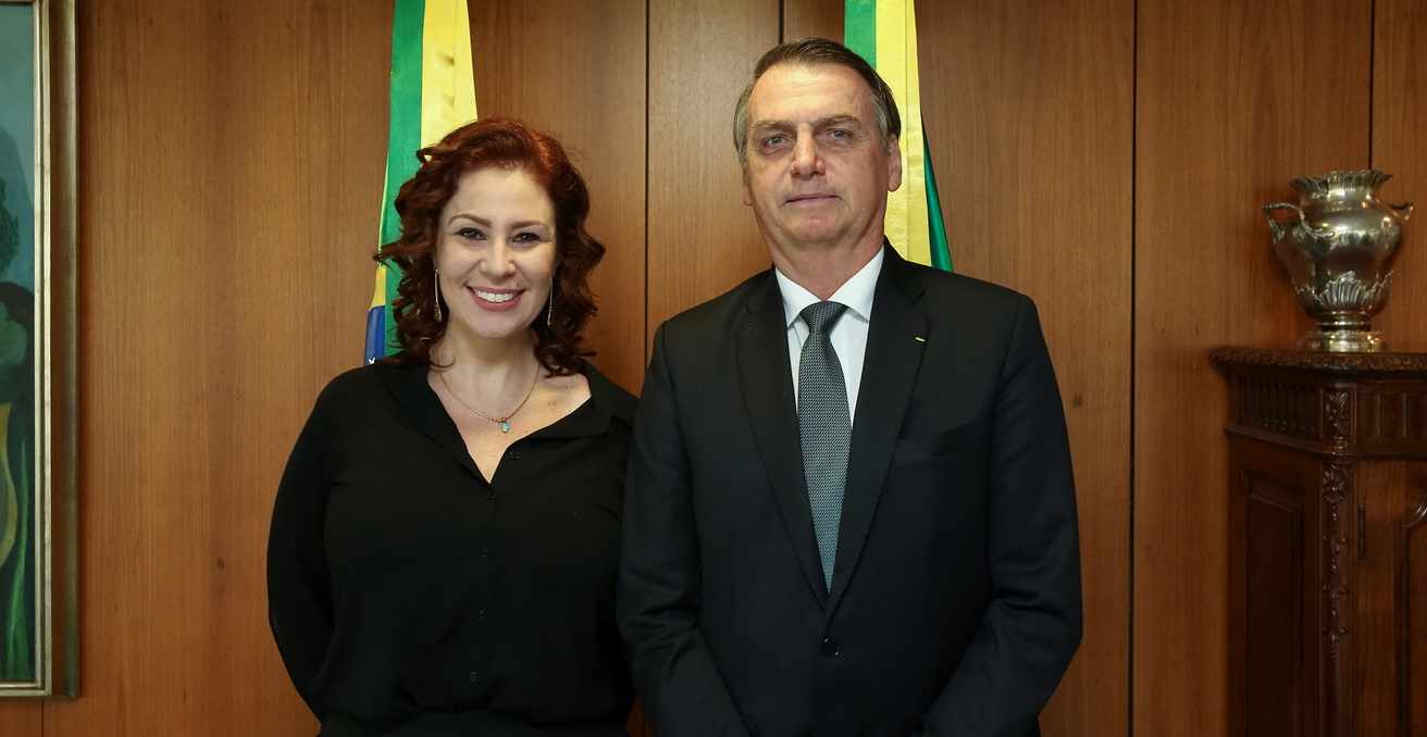 President of the Republic, Jair Bolsonaro during an audience with Representative Carla Zambelli PSL-SP. Source: Marcos Corrêa/PR / https://t.ly/i9Q5b