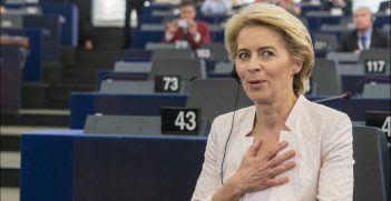 Ursula von der Leyen elected as European Commission President in 2019. Source: European Parliament. /   https://tinyurl.com/yeyjhwh2 