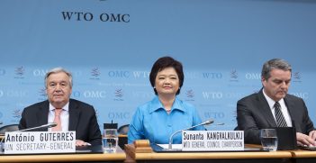 Official visit of the Secretary-General to WTO, Geneva. Source: UN Geneva Photostream / https://t.ly/jV2Jj