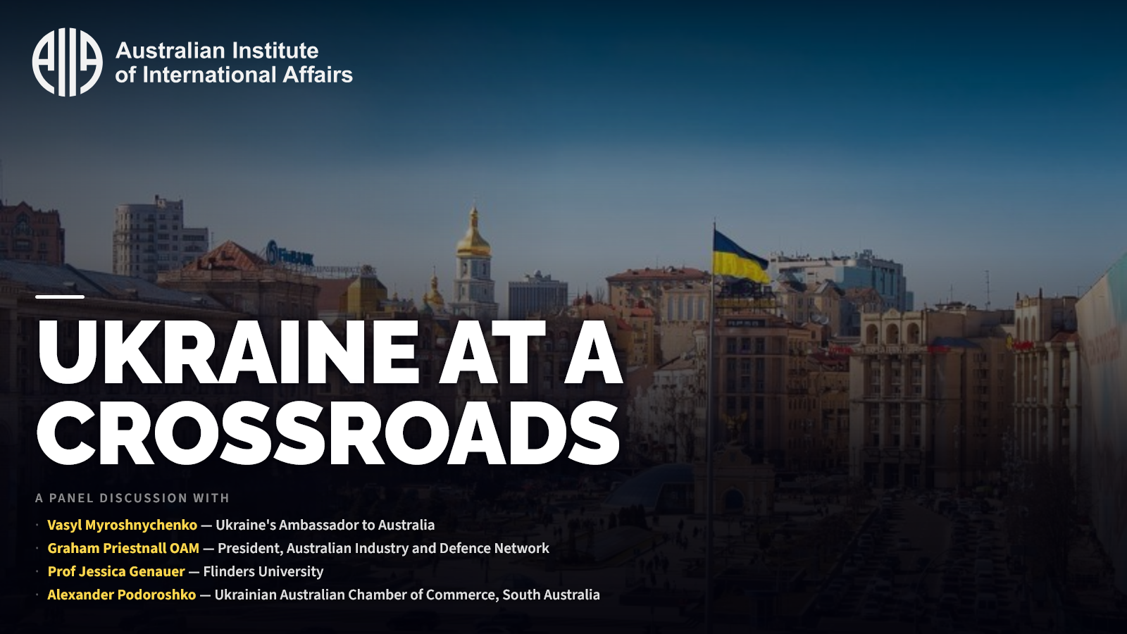 Ukraine at a Crossroads | A Panel Discussion