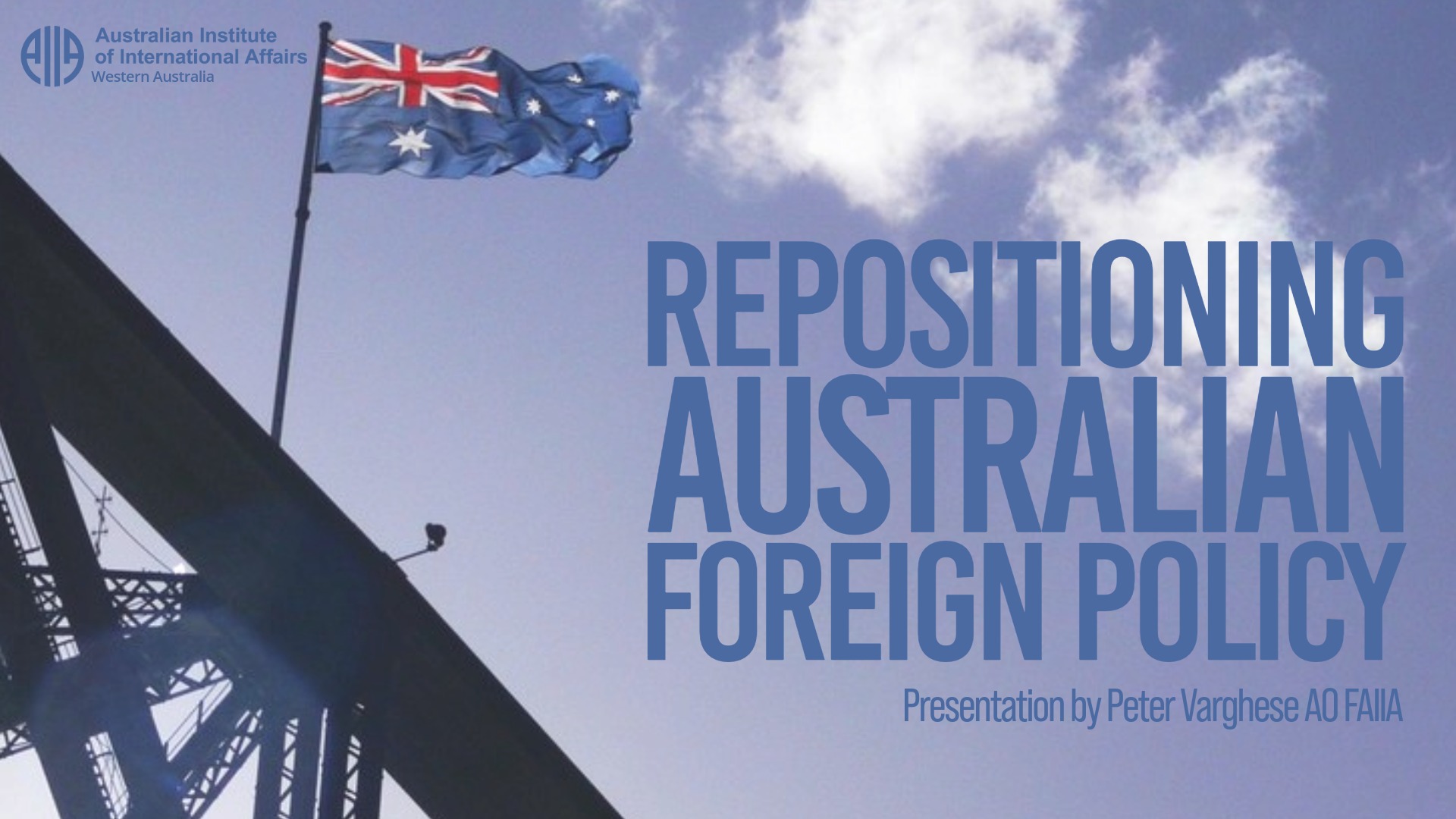 Repositioning Australian Foreign Policy